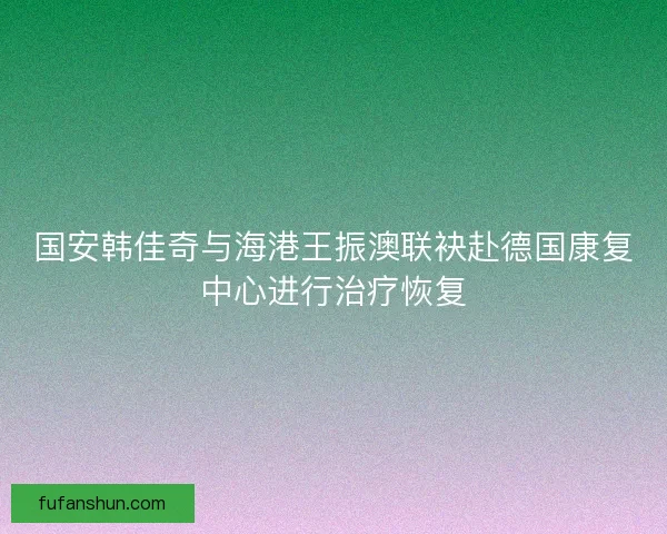 国安韩佳奇与海港王振澳联袂赴德国康复中心进行治疗恢复